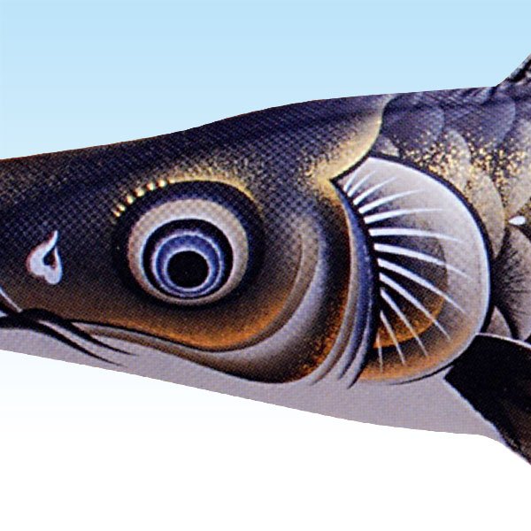 画像2: 鯉のぼり「瑞宝きらめき」ベランダ用スタンド付きセット