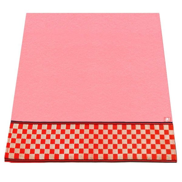 画像7: ピンク毛氈 敷折織 5柄 （しきおりおり） 床飾り用