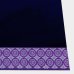 画像2: 盆提灯用 紺毛氈  「大紋紫」 敷折織　大内行灯用（幅50×奥行き60cm） (2)