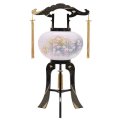 盆提灯　廻転灯 あかり10号綾型蒔絵絵入