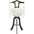 盆提灯　廻転灯 あかり12号綾型蒔絵絵入