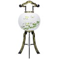 盆提灯　廻転灯 あかり11号花印蒔絵絵入