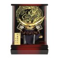 春岳 　兜　ケース飾り　8号　「上杉謙信公」金龍