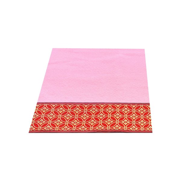 画像3: ピンク毛氈 敷折織 5柄 （しきおりおり） 床飾り用