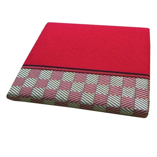 画像2: 立体赤毛氈  市松ピンク（いちまつぴんく） 敷折織　＜メール便送料無料＞ (2)