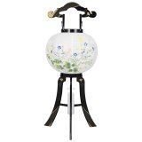 画像: 盆提灯　廻転灯 あかり11号花印綾型蒔絵絵入