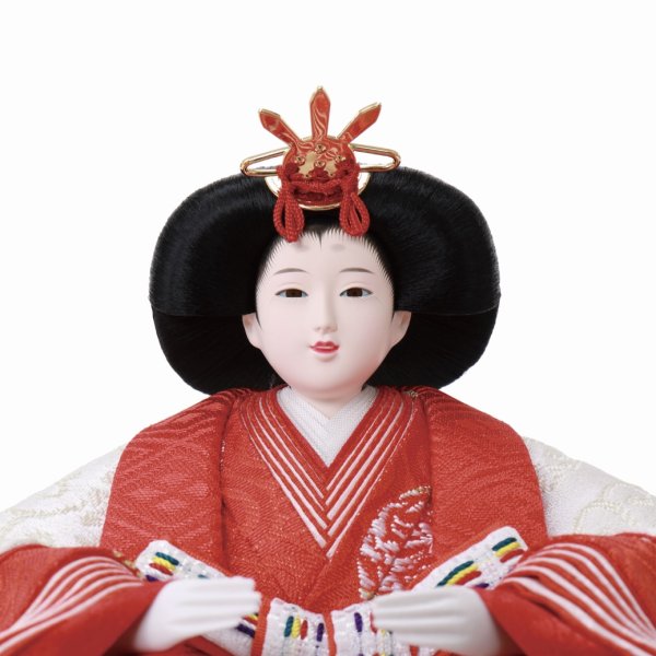 画像4: 雅泉作　三段五人収納飾り　「雛爛漫」 (4)