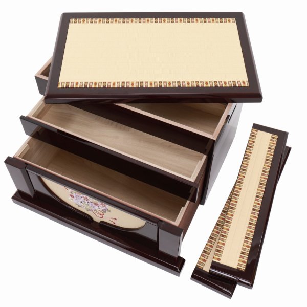 画像3: 雅泉作　三段五人収納飾り　「雛爛漫」 (3)