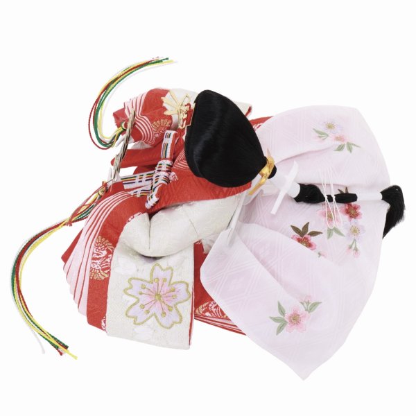 画像6: 雅泉作　三段五人収納飾り　「雛爛漫」 (6)