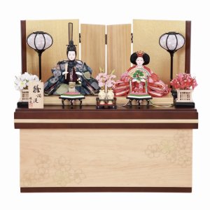画像: 雅泉作 親王収納箱飾り 「雛爛漫」