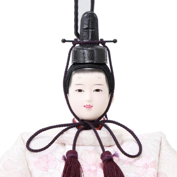 画像4: 恵翆作　親王収納箱飾り　「刺繍　御雛」 (4)