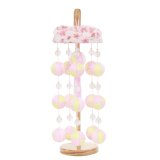 画像: 吊るし飾り マリ(ミニ)　ピンク傘付(台付)