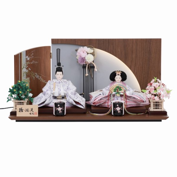 画像2: 雅泉作　親王飾り　「雛爛漫」 (2)